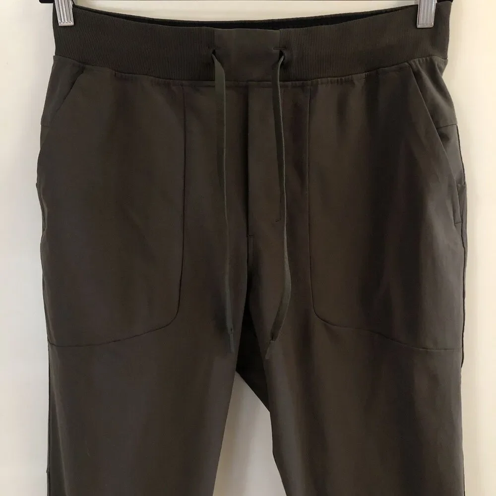 Lululemon ABC Jogger Warpstreme Mens Large Dark Olive Green M5A85S